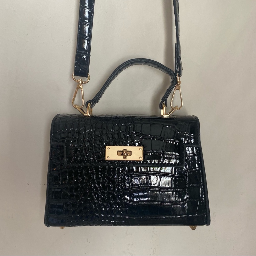 ⚜️Crocodile print crossbody bag⚜️